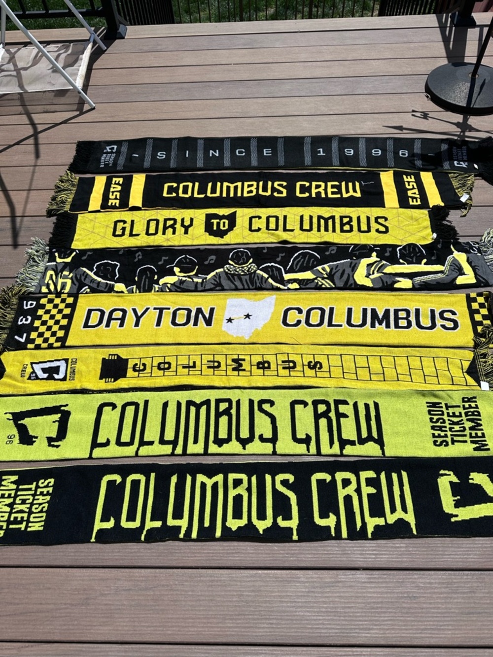 Columbus Crew Supporter Scarves - Yellow & Black